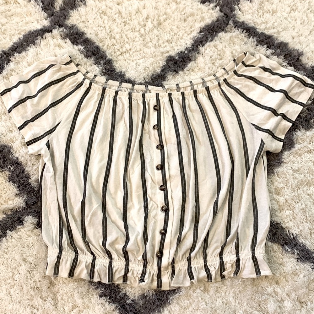 H&M Striped Blouse